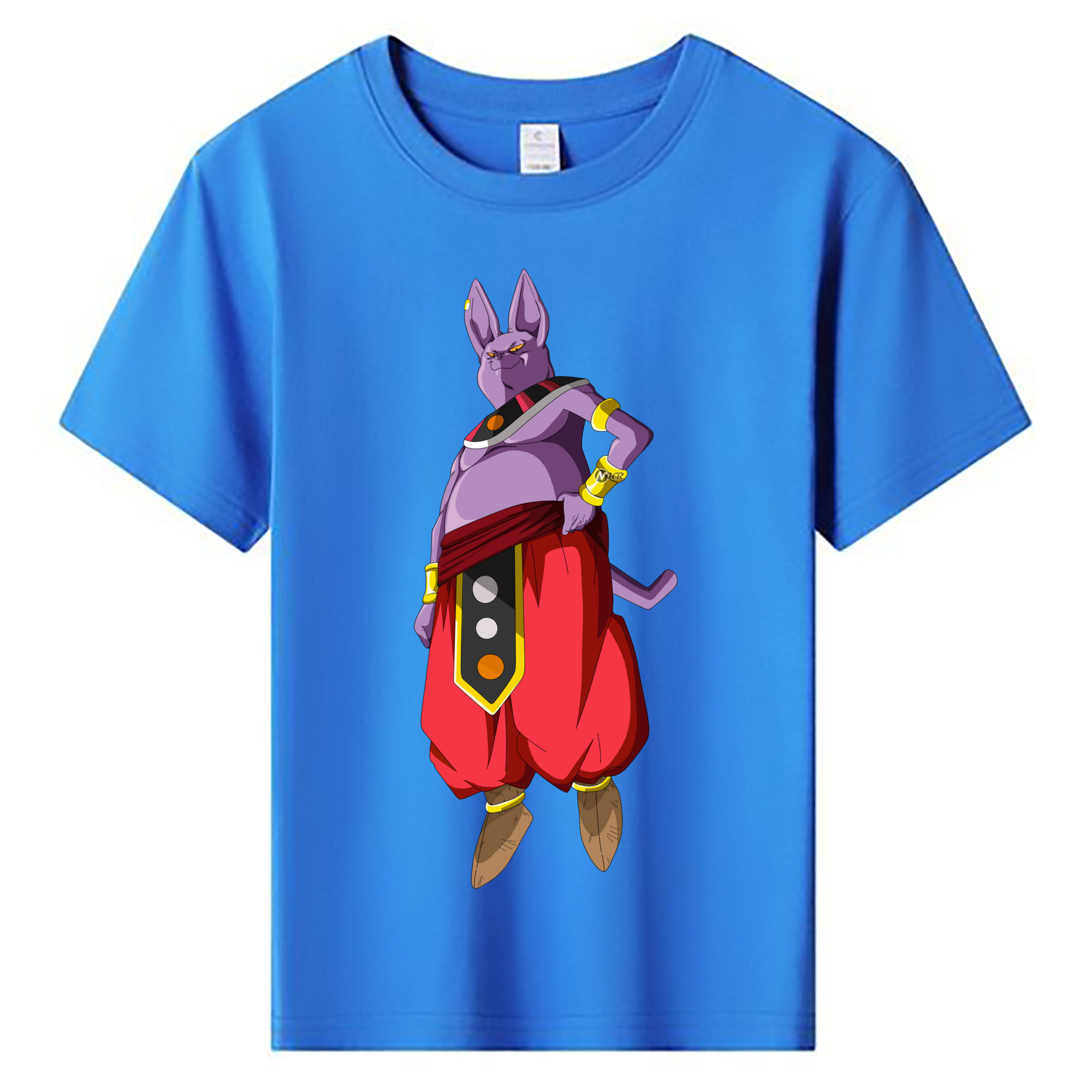 （画像用） ドラゴンボール シャンパ DRAGON BALL Champa 綿100％キッズTシャツ（フロントプリント）